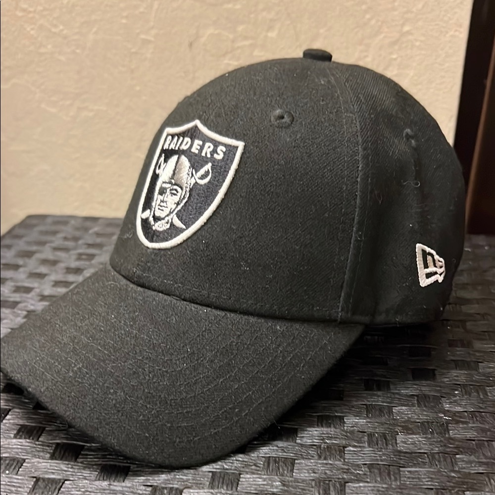 New Era Raiders Black Cap